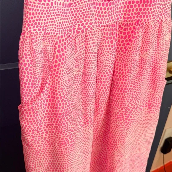 Britt Ryan Bright Pink and White Preppy dress Size 6 - Picture 3 of 6